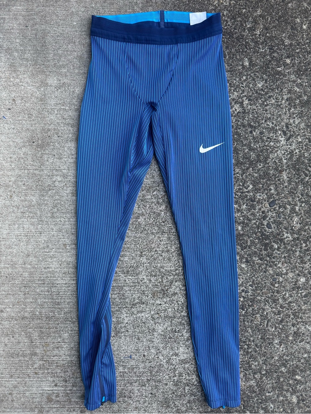 Nike Pro Elite Official USA Racing Blue Tights AO8491-000 Men's Size S